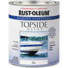 Rust-Oleum Gloss Marine Boat Topside Paint, White, 1 Qt. Image 1