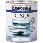Rust-Oleum Semi-Gloss Marine Boat Topside Paint, White, 1 Qt. Image 1