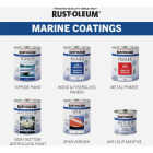 Rust-Oleum Semi-Gloss Marine Boat Topside Paint, White, 1 Qt. Image 6