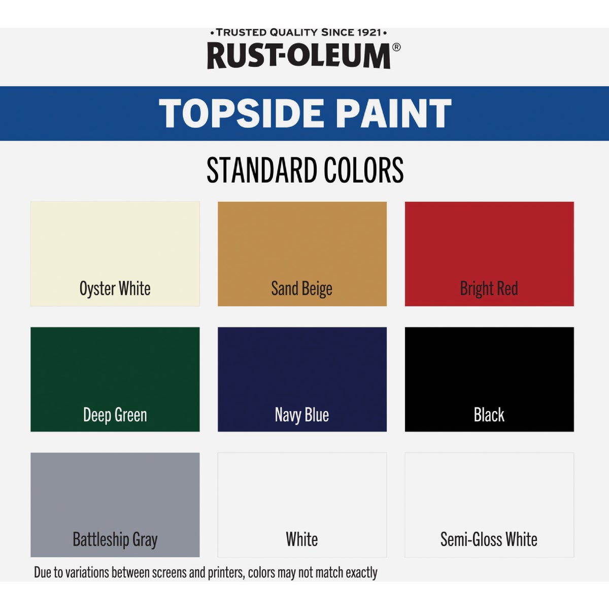 Rust-Oleum Gloss Marine Boat Topside Paint, Battle Gray, 1 Qt. Image 5