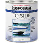 Rust-Oleum Gloss Marine Boat Topside Paint, Oyster White, 1 Qt. Image 7