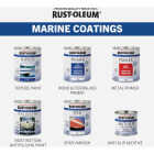 Rust-Oleum Marine Boat Bottom Antifouling Paint, Blue, 1 Qt. Image 6