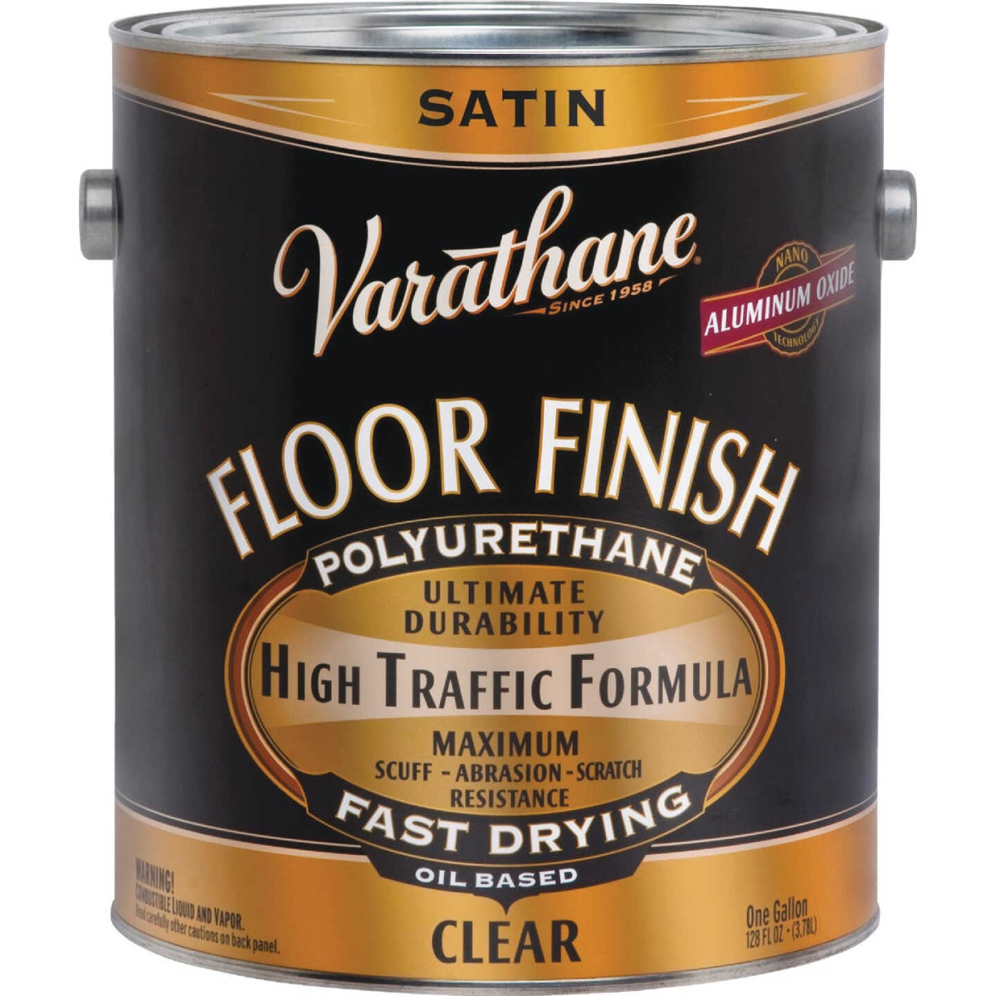 Varathane Premium Oil-Based Clear Satin Floor Finish, Gallon Image 2