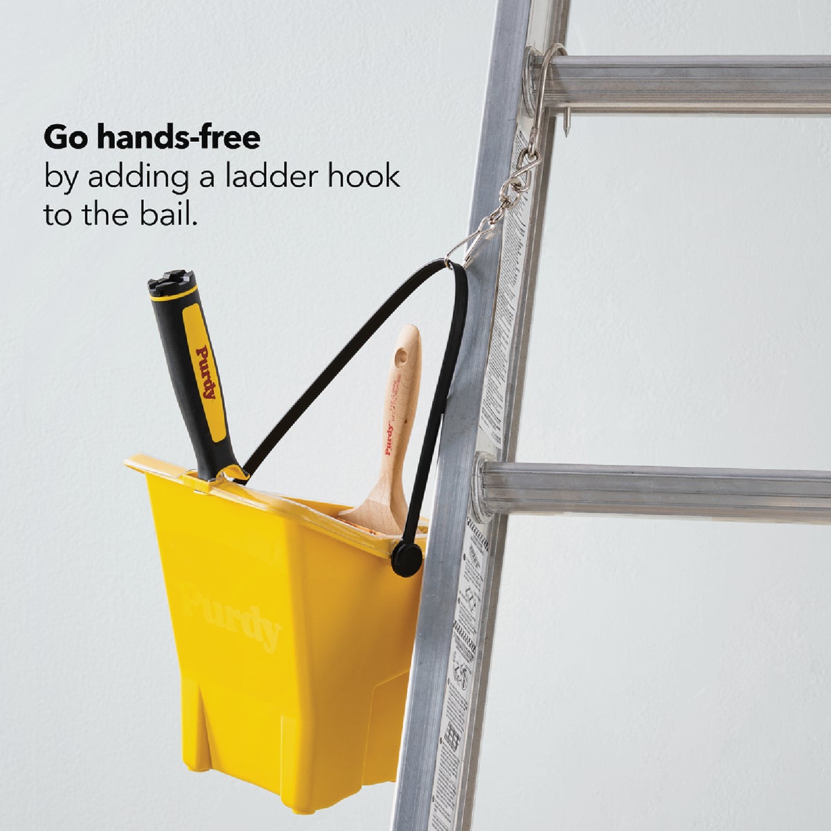 Purdy 1 Qt. Yellow Painter's Pail Image 4