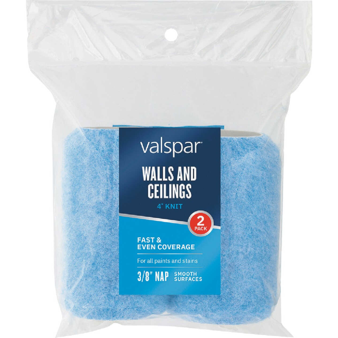 Valspar 4 In. Knit Walls and Ceiling Roller Covers (2-Pack) Image 1