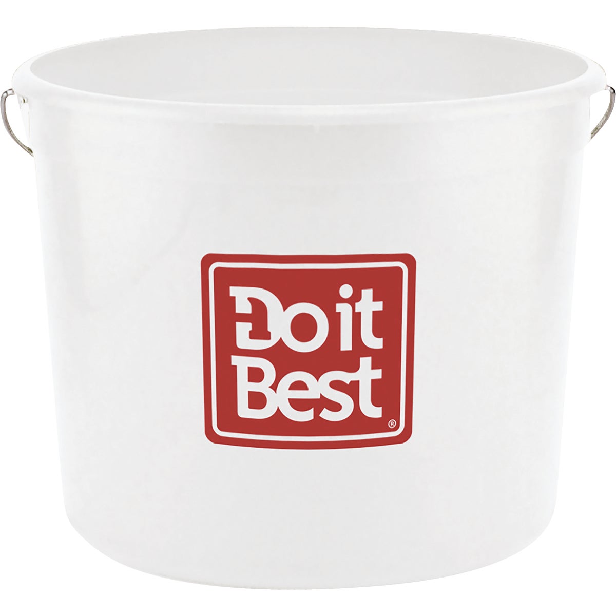 Do it Best 5 Qt. White Polysteel Bucket