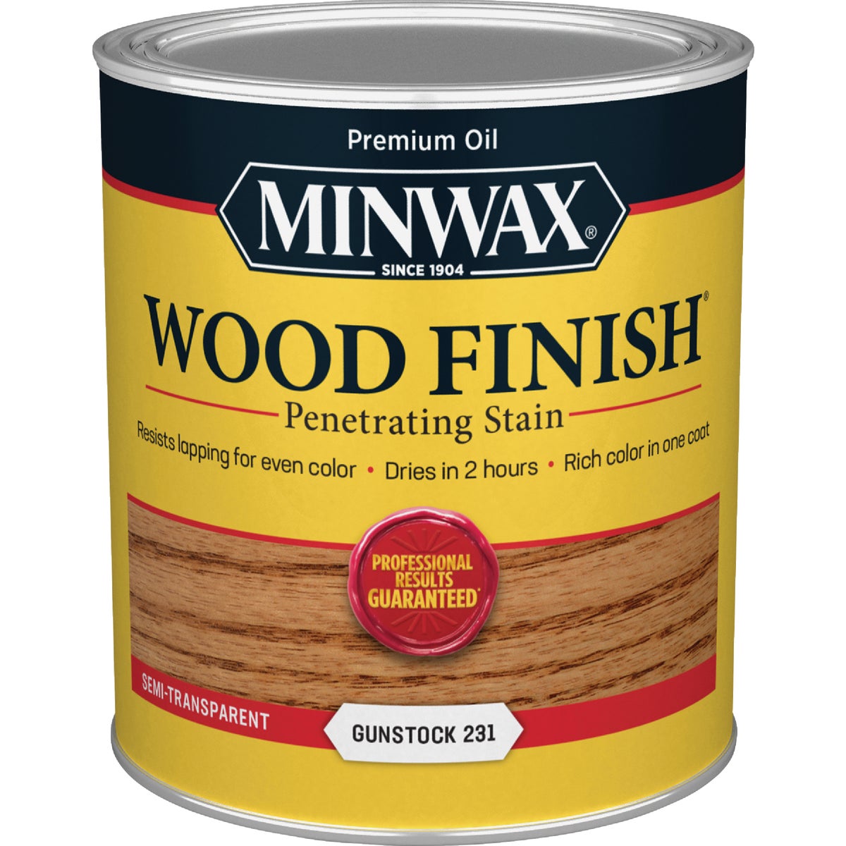 Minwax Wood Finish Penetrating Stain, Gunstock, 1 Qt. Image 7