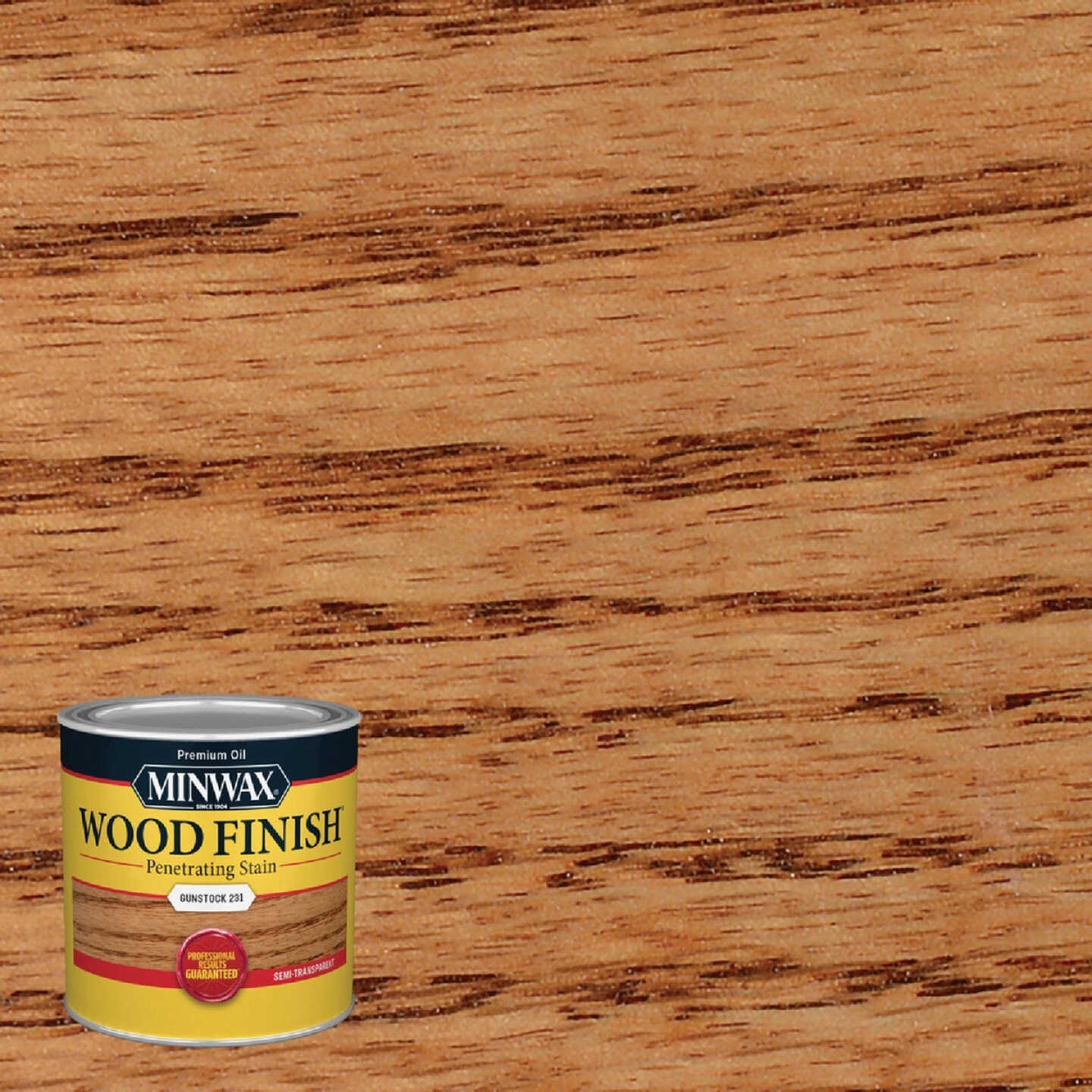 Minwax Wood Finish Penetrating Stain, Gunstock, 1/2 Pt. Image 1