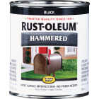 Rust-Oleum Stops Rust Hammered Paint, Black, 1 Qt. Image 7