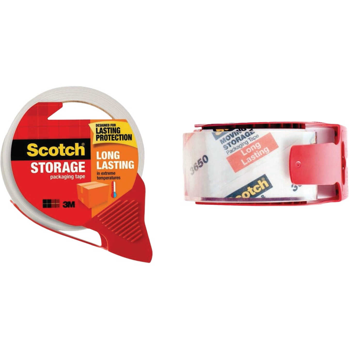 Scotch 1.88 In. x 54.6 Yd. Long Lasting Storage Packaging Tape with Dispenser (2-Pack) Image 1