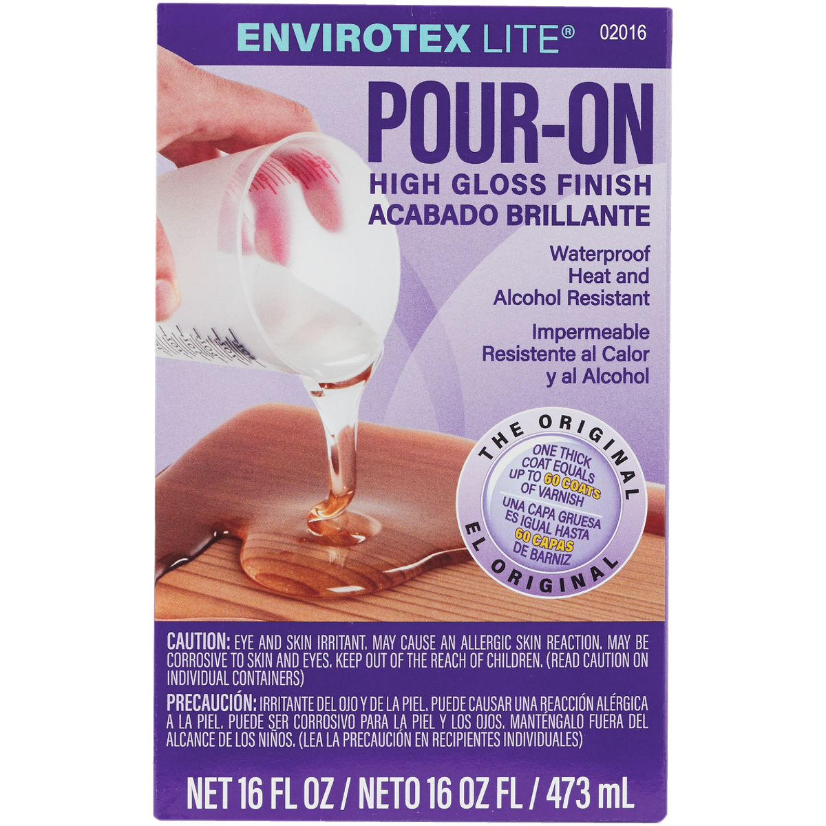 FAMOWOOD GLAZE COAT 32 Oz. High Gloss Pour On Finish Image 2