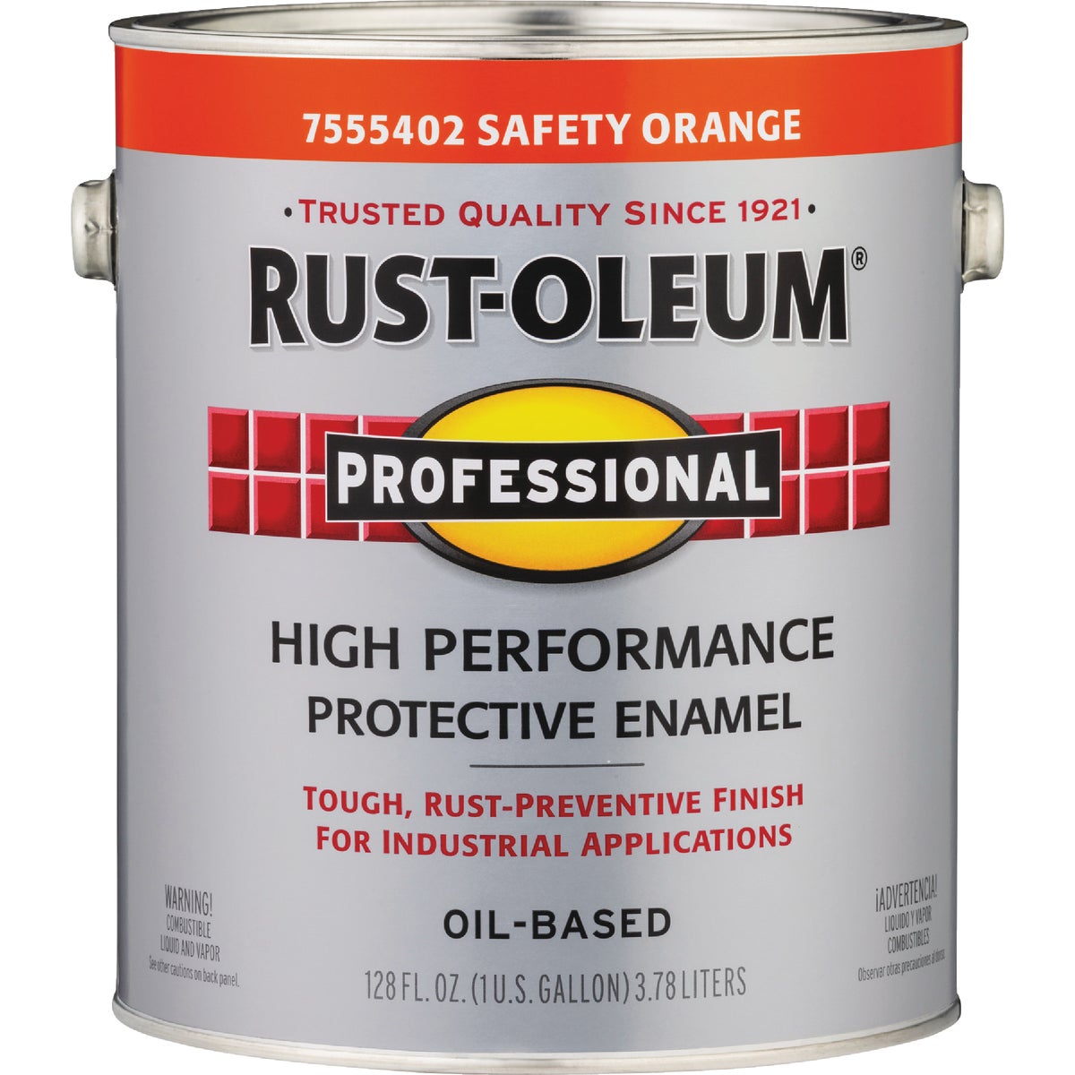 Rust-Oleum Professional DTM Industrial Enamel, Safety Orange, 1 Gal. Image 6