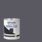 Rust-Oleum Painter's Touch 2X Ultra Cover Premium Latex Paint, Gloss Dark Gray, 1 Qt. Image 1