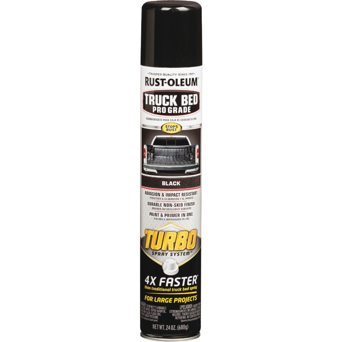 Rust-Oleum Pro Grade Turbo 24 Oz. Black Truck Bed Liner Spray Image 3