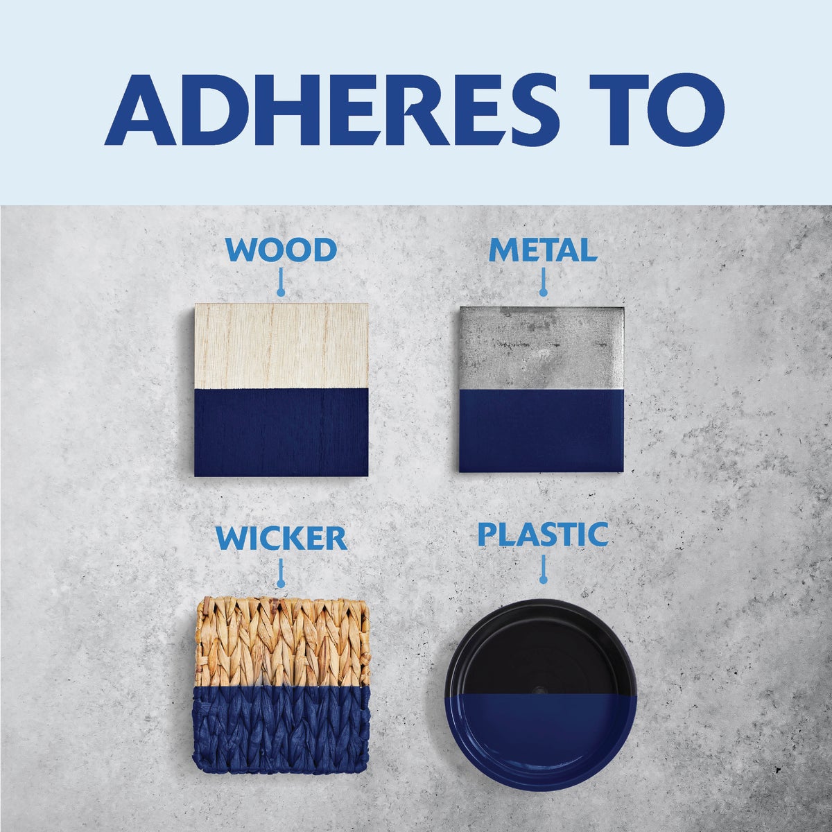 Rust-Oleum Painter's Touch 2X Ultra Cover Premium Latex Paint, Gloss Navy Blue, 1 Qt. Image 5