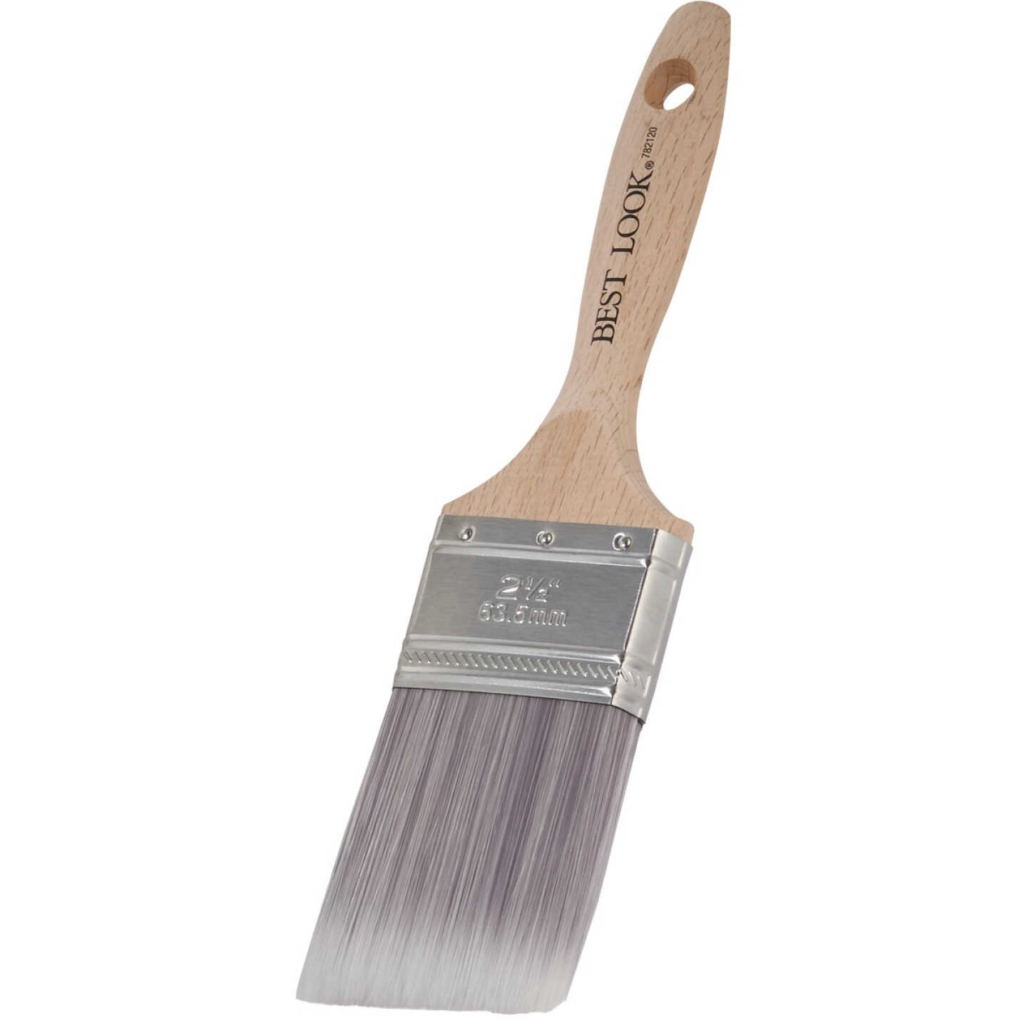 Best Look Premium 2.5 In. Flat Nylyn Paint Brush Image 3