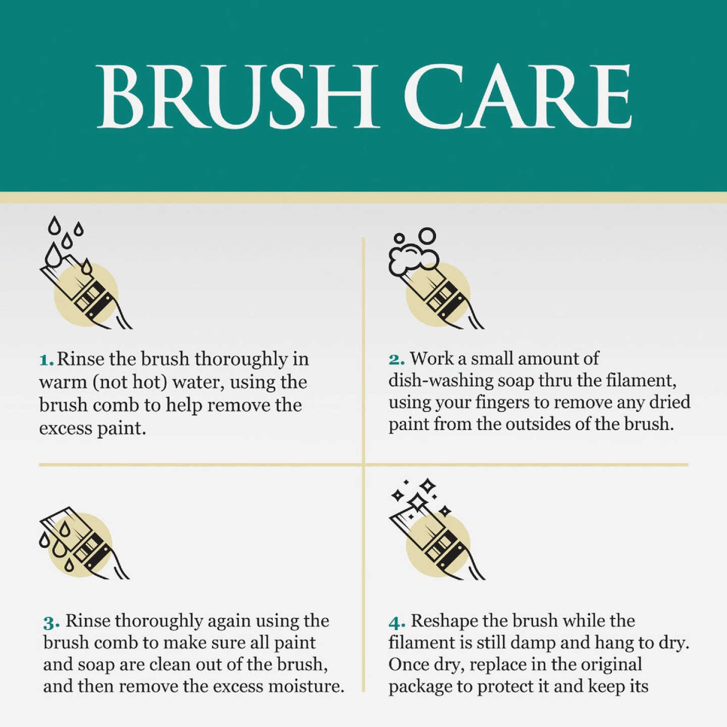 Best Look Premium 2.5 In. Angle Nylyn Paint Brush Image 5