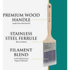 Best Look Premium 2.5 In. Angle Nylyn Paint Brush Image 4