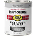 Rust-Oleum Stops Rust Latex Aluminum Primer, Gray, 1 Qt. Image 2