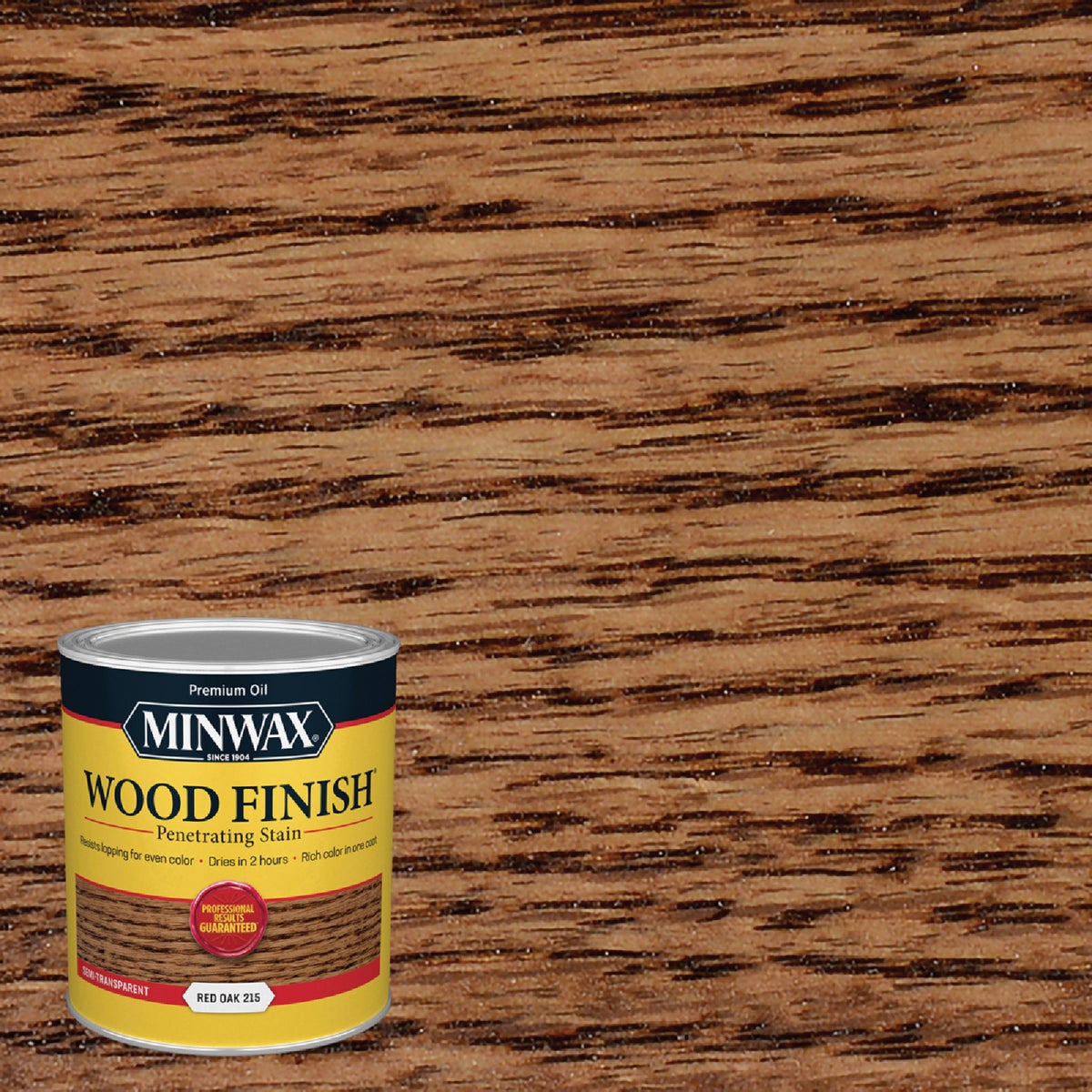 Minwax Wood Finish Penetrating Stain, Red Oak, 1 Qt.