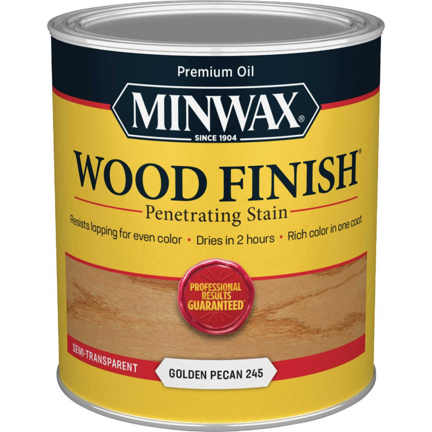 Minwax Wood Finish Penetrating Stain, Golden Pecan, 1 Qt. Image 7