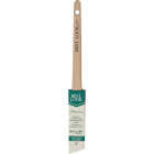 Best Look Premium 1 In. Thin Angle Nylyn Paint Brush Image 2
