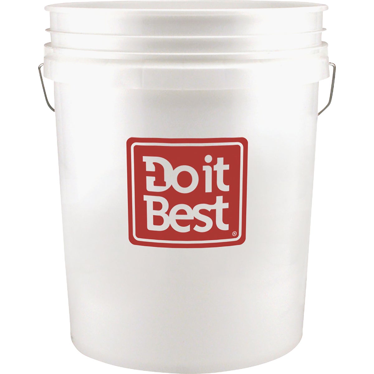 Do it Best 5 Gal. White Bucket with Red Logo