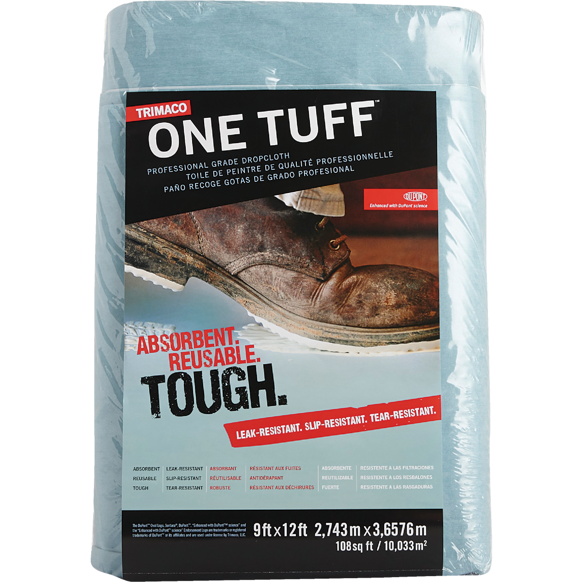 Trimaco One Tuff 9 Ft. x 12 Ft. Professional Grade Drop Cloth