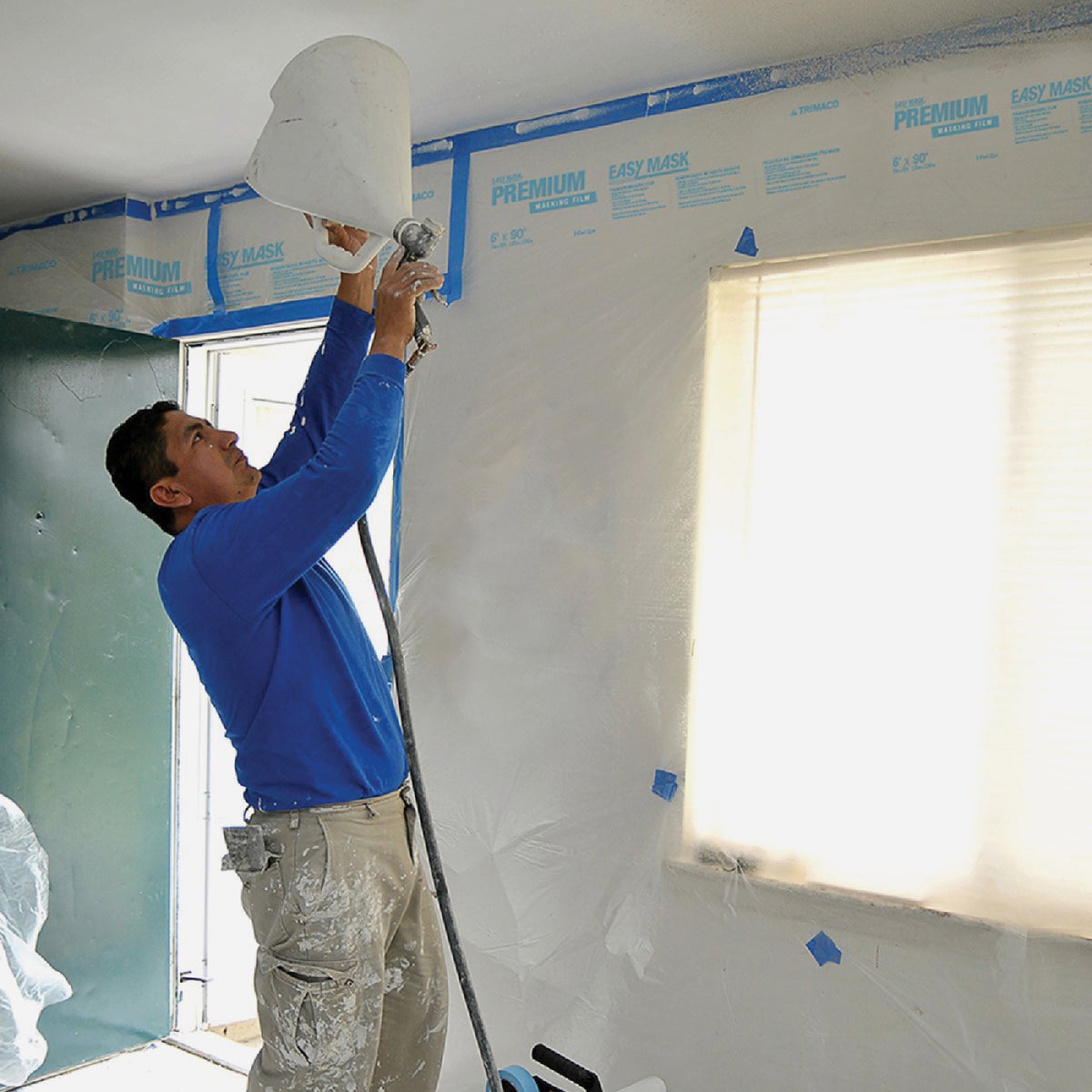 Trimaco Easy Mask 72 In. x 90 Ft. Premium Grade Masking Film Image 2