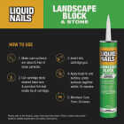 Liquid Nails 10 Oz. Landscape Block VOC Adhesive Image 5