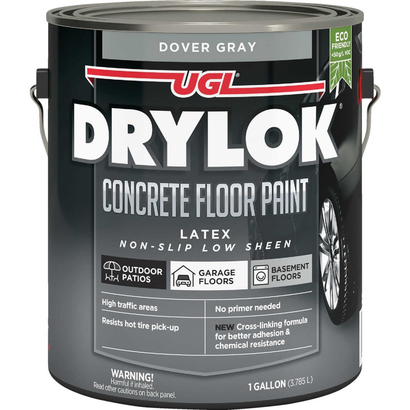 Drylok Low VOC Concrete Floor Paint Dover Gray, 1 Gal. Image 1