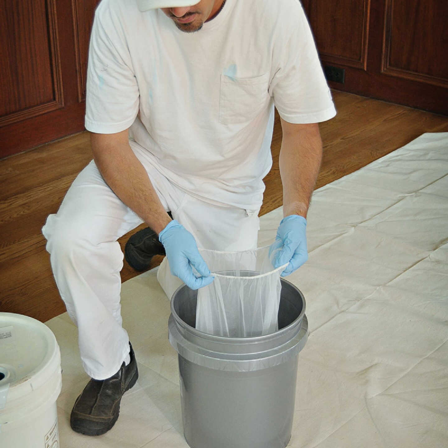 Trimaco SuperTuff Regular Mesh/Elastic Top Bag Strainers, 5 gallon, (2-Pack) Image 3