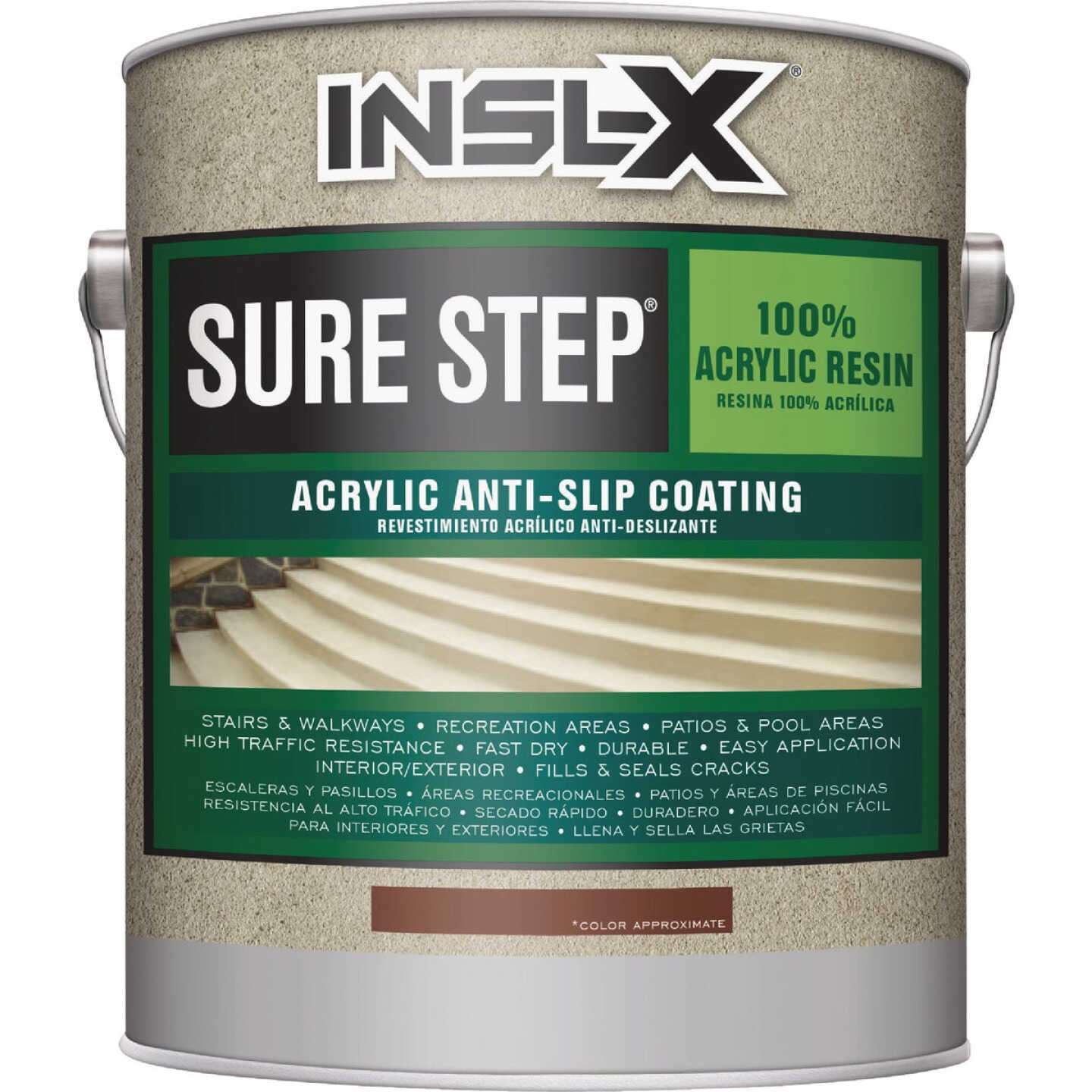 INSL-X Sure Step White/Base 1 Skid Resistant Concrete Paint, 1 Gal. Image 1