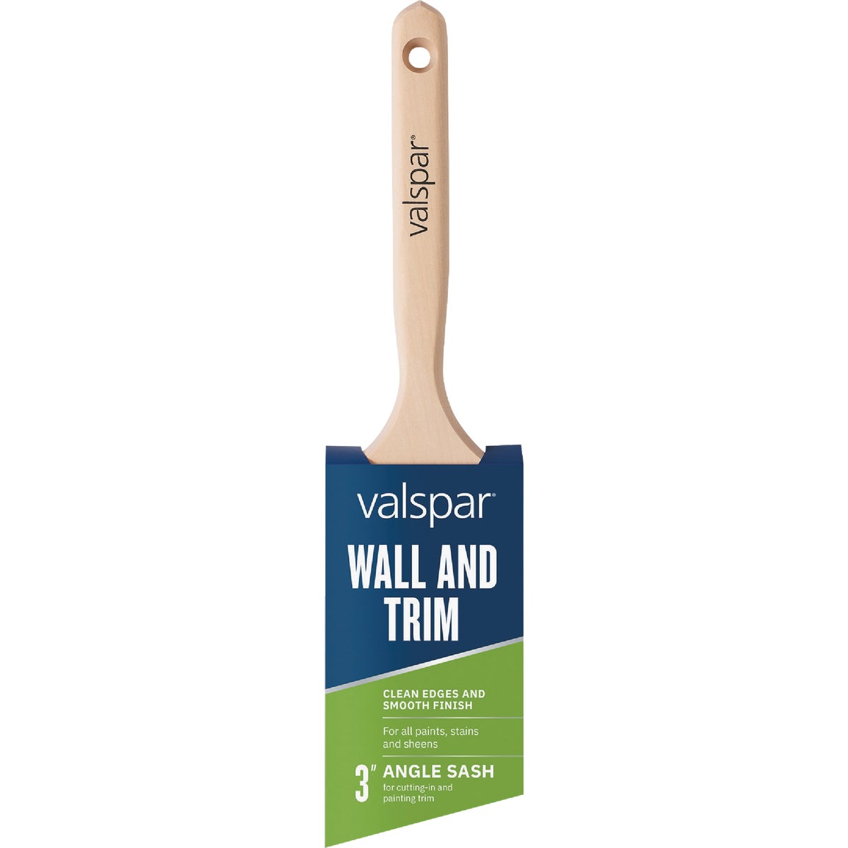 Valspar 3 In. Wall & Trim Angle Sash Brush Image 1