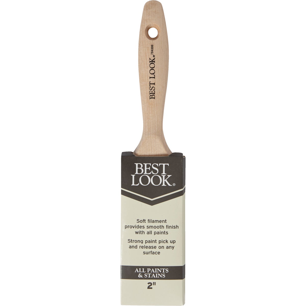 Best Look 2 In. Flat Polyester Paint Brush Image 2