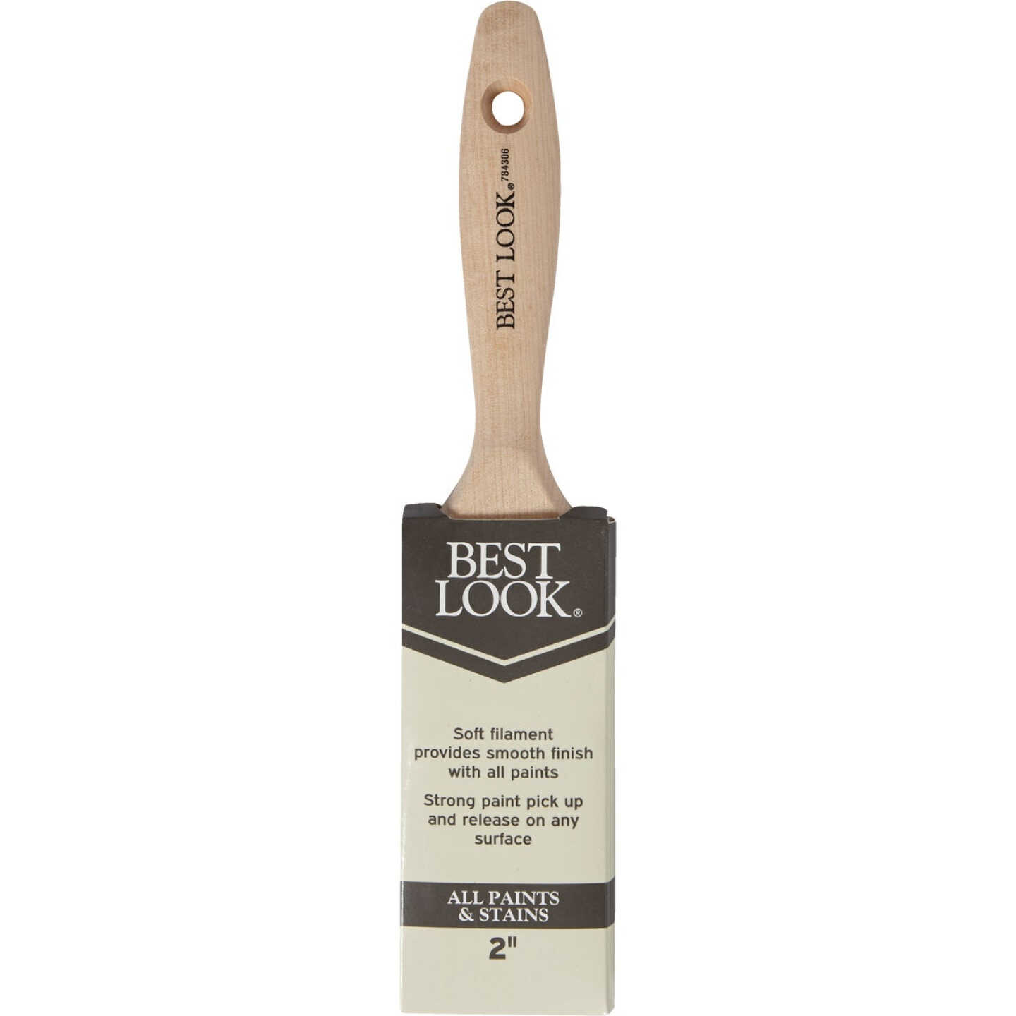 Best Look 2 In. Flat Polyester Paint Brush Image 2