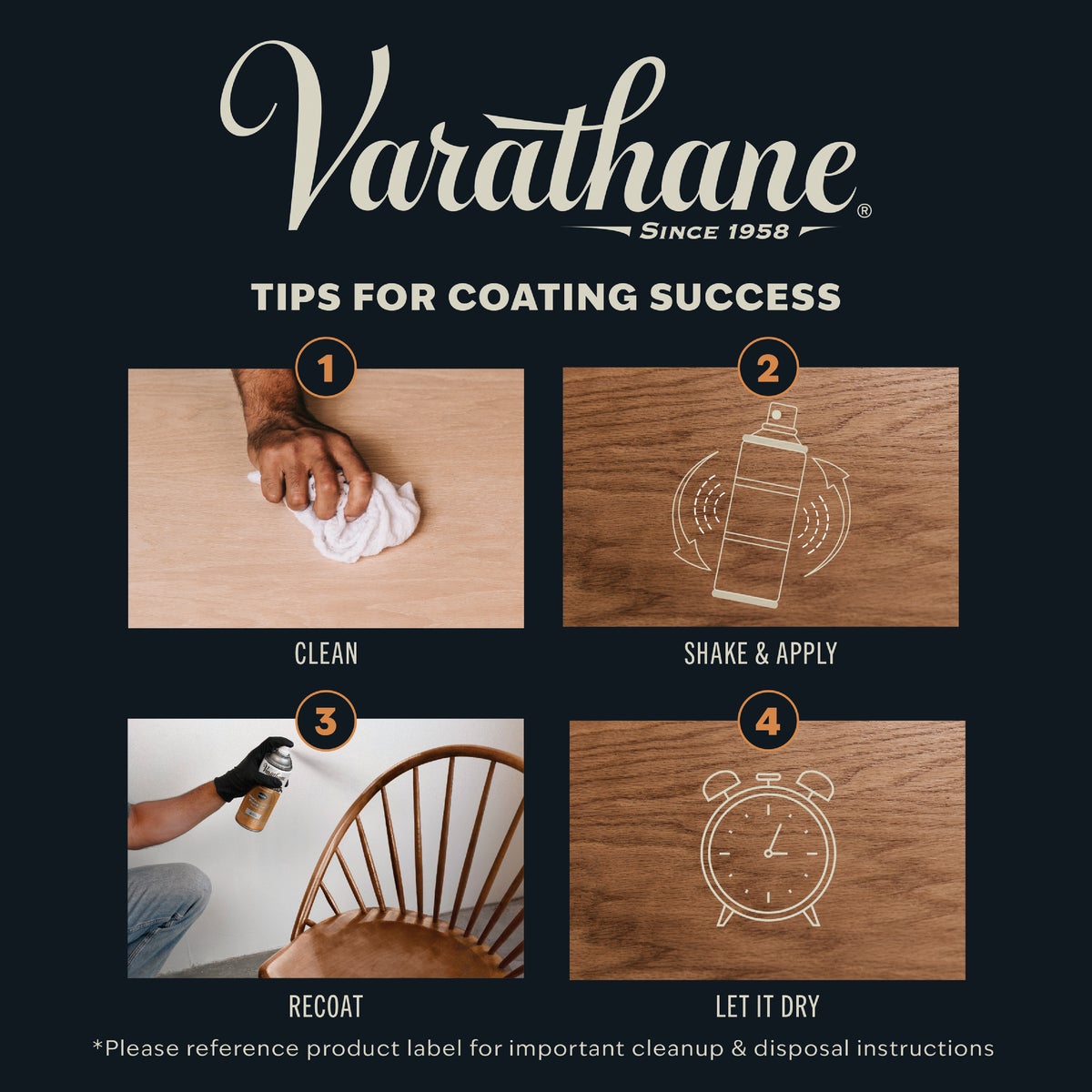 Varathane Satin Clear Interior Spray Polyurethane, 11.25 Oz. Image 6