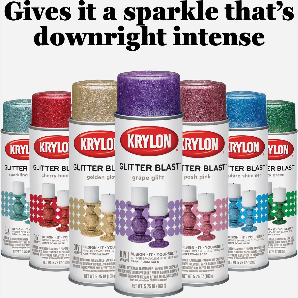 Krylon Glitter Blast 5.75 Oz. Starry Night Spray Paint Image 6