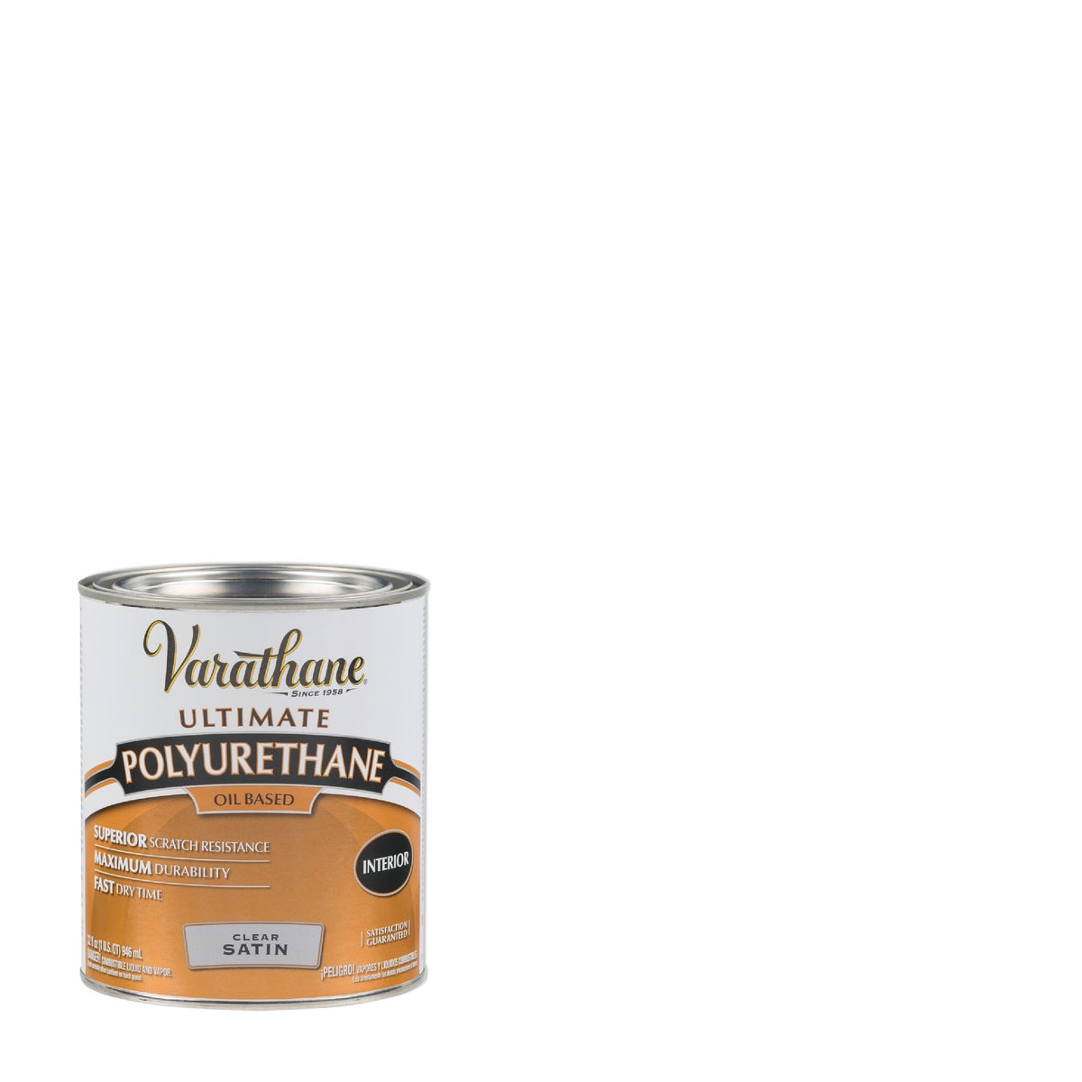 Varathane Satin Interior Polyurethane, 1 Qt.
