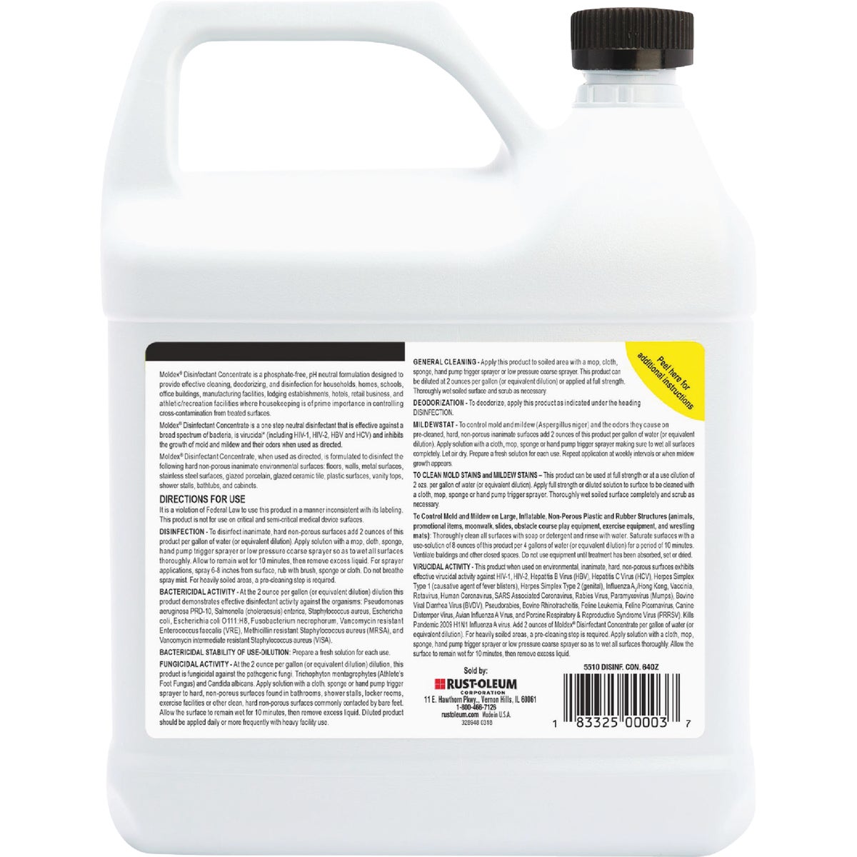 Moldex 64 Oz. Liquid Concentrate Mold Stain Remover Image 2