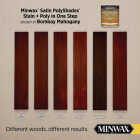 Minwax Polyshades 1/2 Pt. Satin Stain & Finish Polyurethane In 1-Step, Bombay Mahogany Image 3