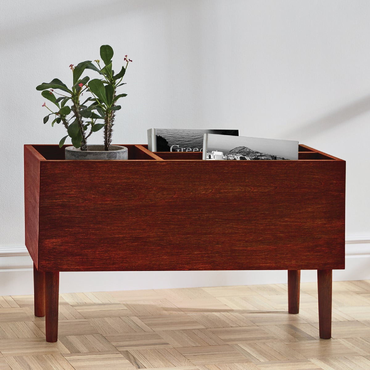 Minwax Polyshades 1/2 Pt. Satin Stain & Finish Polyurethane In 1-Step, Bombay Mahogany Image 4