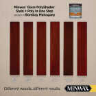 Minwax Polyshades 1/2 Pt. Gloss Stain & Finish Polyurethane In 1-Step, Bombay Mahogany Image 3