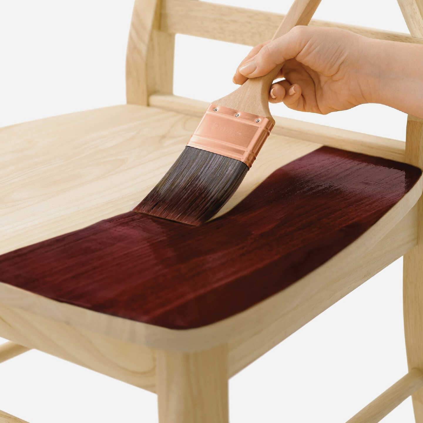 Minwax Polyshades 1/2 Pt. Gloss Stain & Finish Polyurethane In 1-Step, Bombay Mahogany Image 2