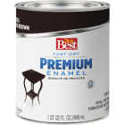 Do it Best Fast Dry Acrylic Latex Gloss Premium Enamel, Java Brown, 1 Qt. Image 1