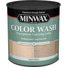 Minwax Water-Based White Wash Wood Stain, White, 1 Qt. Image 6