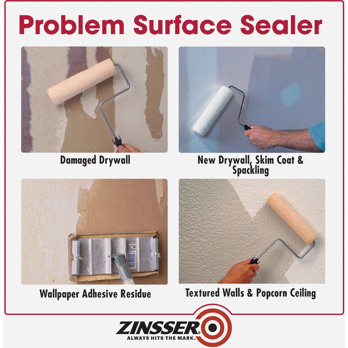 Zinsser Gardz Water-Based Low Odor Drywall Sealer, 1 Qt. Image 4