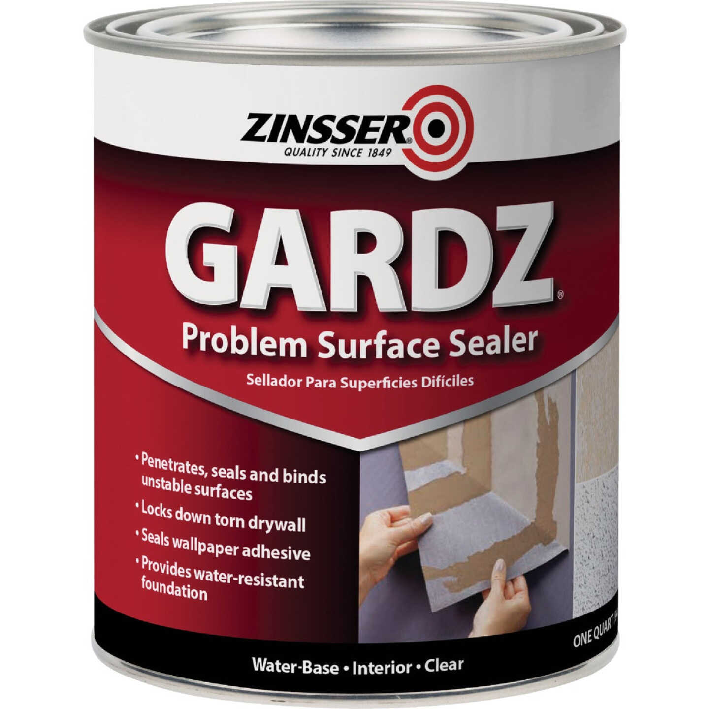 Zinsser Gardz Water-Based Low Odor Drywall Sealer, 1 Qt. Image 1