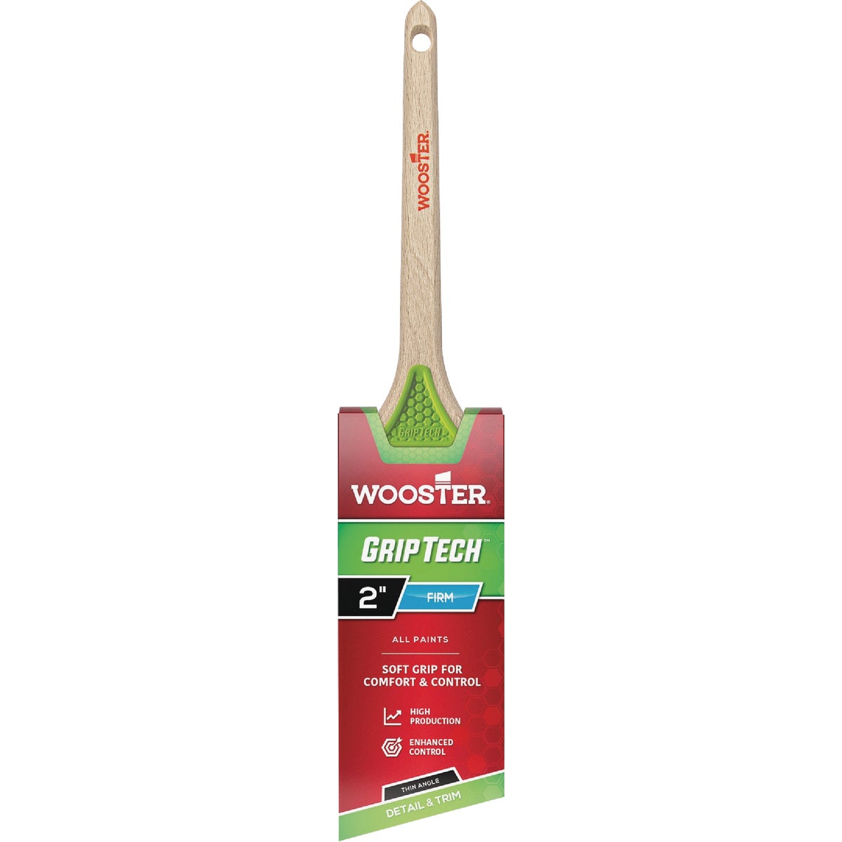 Wooster GripTech 2 In. Thin Angle Sash Paintbrush Image 1