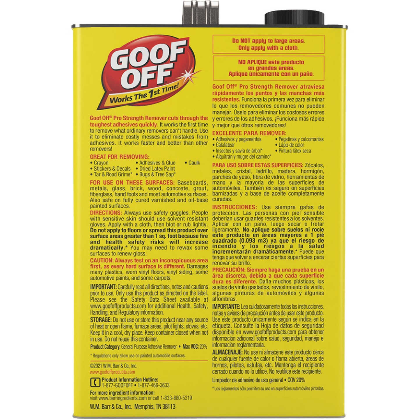 Goof Off 1 Gal. Pro Strength Dried Paint Remover Image 5